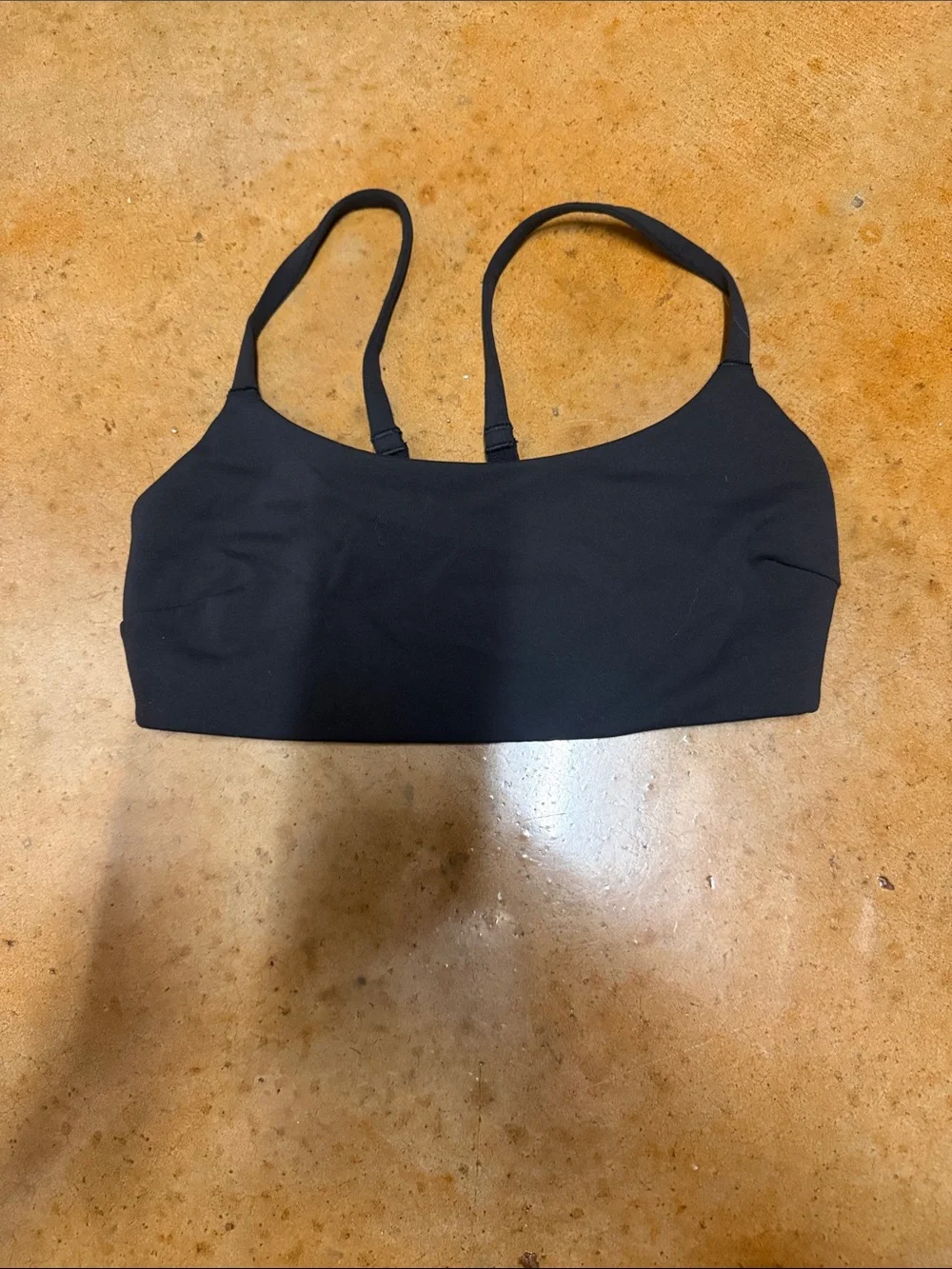 lululemon athletica Black Slim-Strap Low-Impact Sports Bra